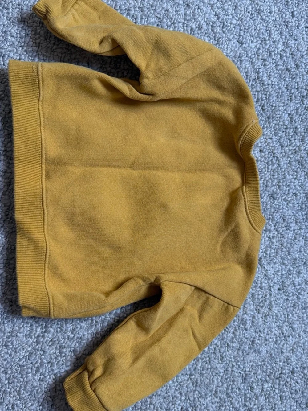 Zara Mustard Sweatshirt with Penguin Graphic